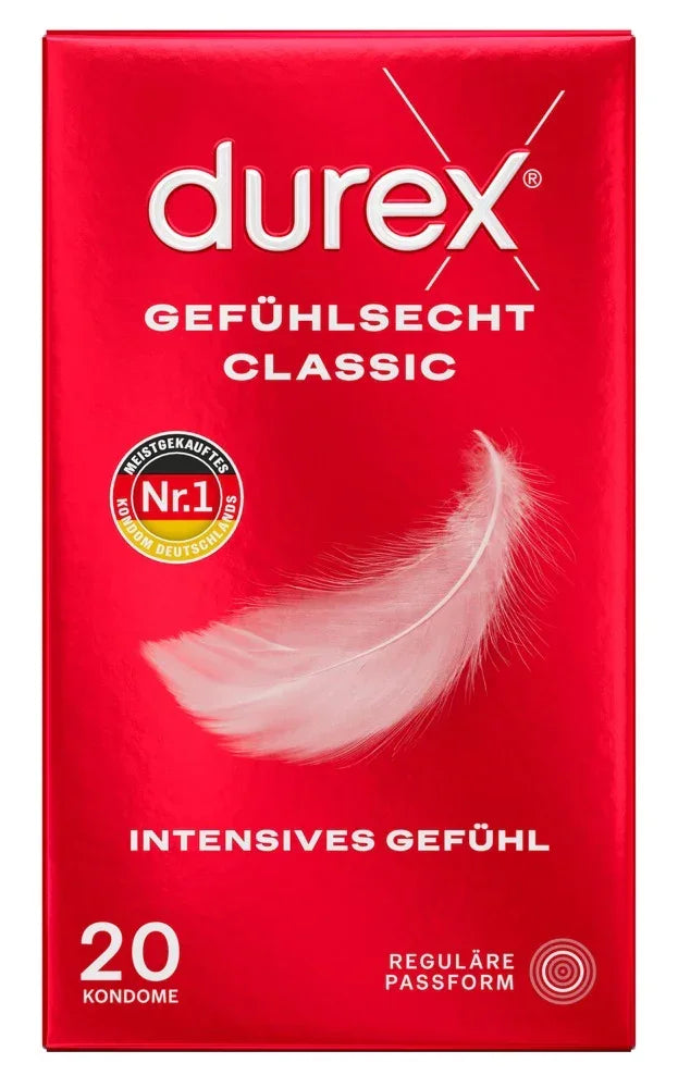 Durex Gefühlsecht Classic - Happytoys Sexshop: online sex shop for Feeling Happy & Easy 😊 - Discreet geleverd