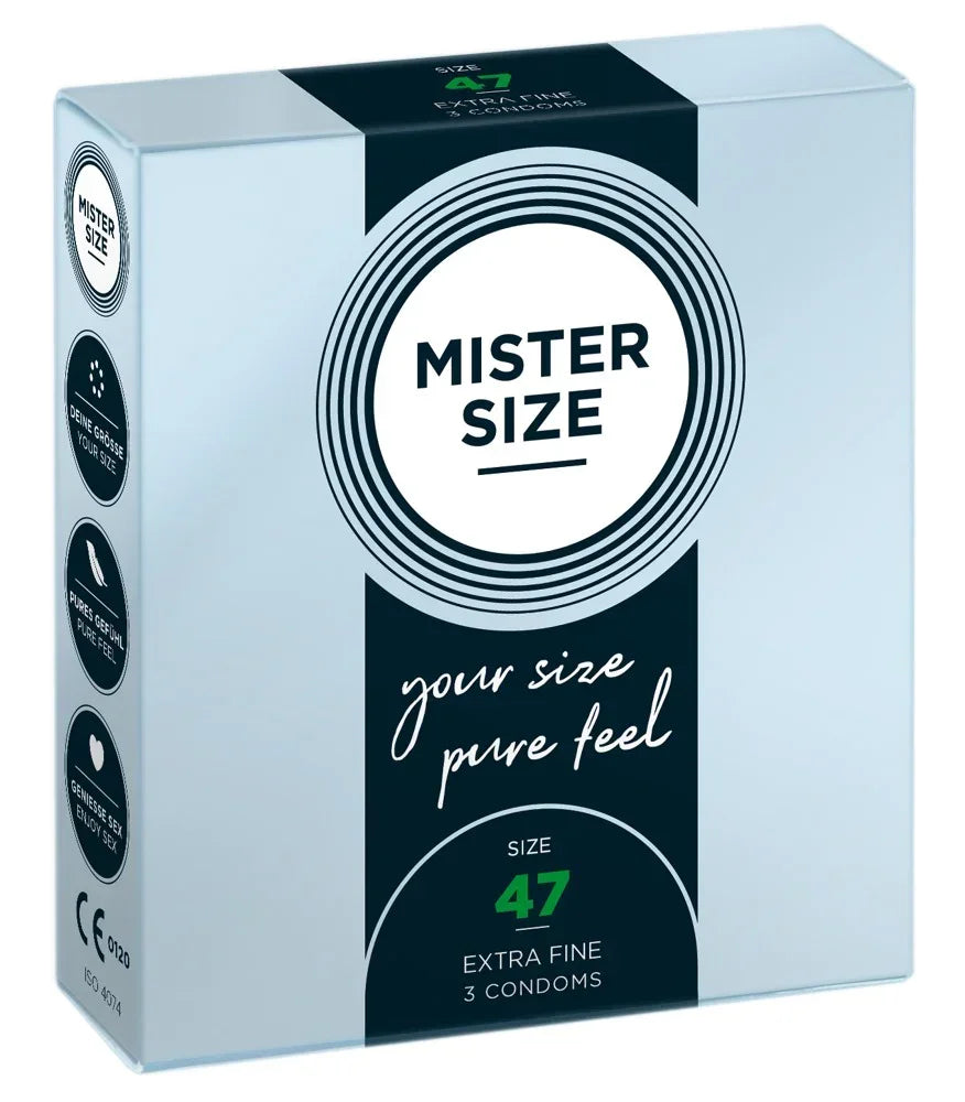 Mister Size 47 mm - Happytoys Sexshop: online sex shop for Feeling Happy & Easy 😊 - Discreet geleverd