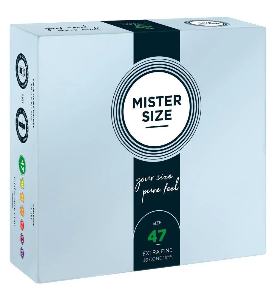 Mister Size 47 mm - Happytoys Sexshop: online sex shop for Feeling Happy & Easy 😊 - Discreet geleverd