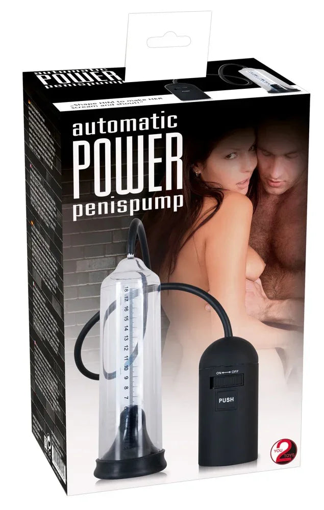 Automatic Power Penispump by You2Toys - Happytoys Sexshop: online sex shop for Feeling Happy & Easy 😊 - Discreet geleverd