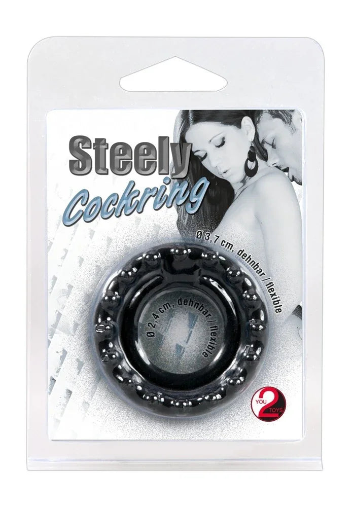Steely Cockring - Happytoys Sexshop: Toys for Feeling Happy & Easy 😊 - Discreet geleverd