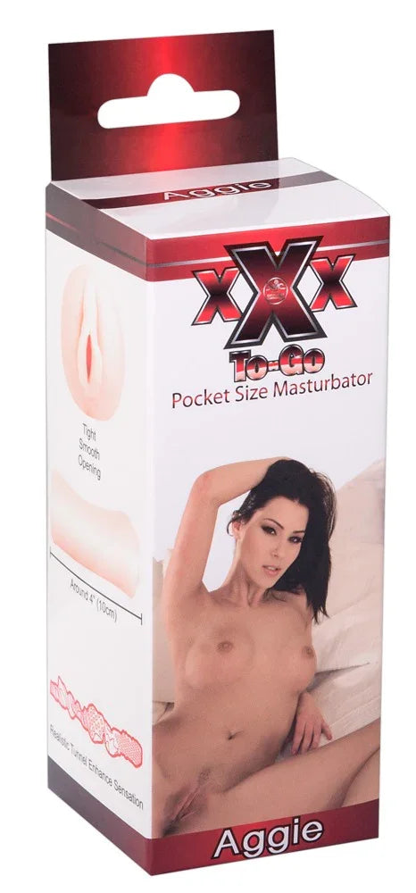 XXX To-Go Pocket Size Masturbator Aggie - Happytoys Sexshop: Toys for Feeling Happy & Easy π - Discreet geleverd