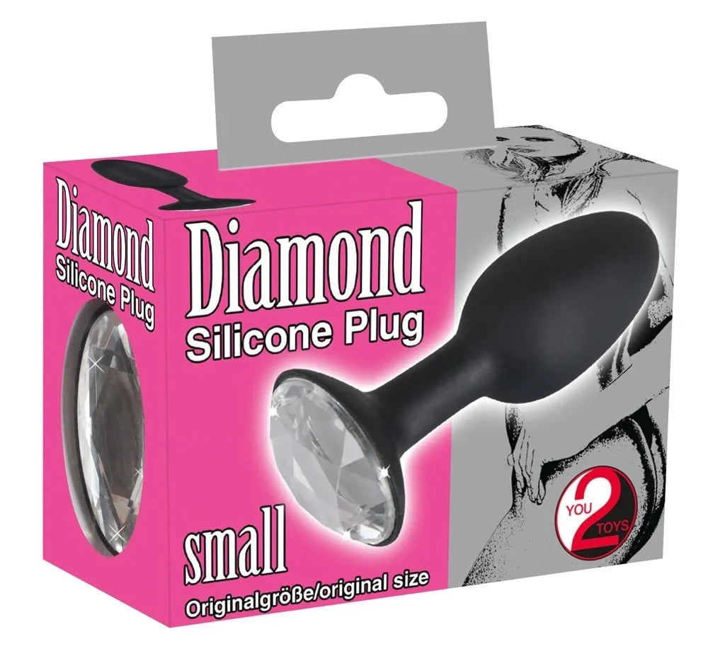 Butt Plug Diamond - Happytoys Sexshop: online sex shop for Feeling Happy & Easy 😊 - Discreet geleverd