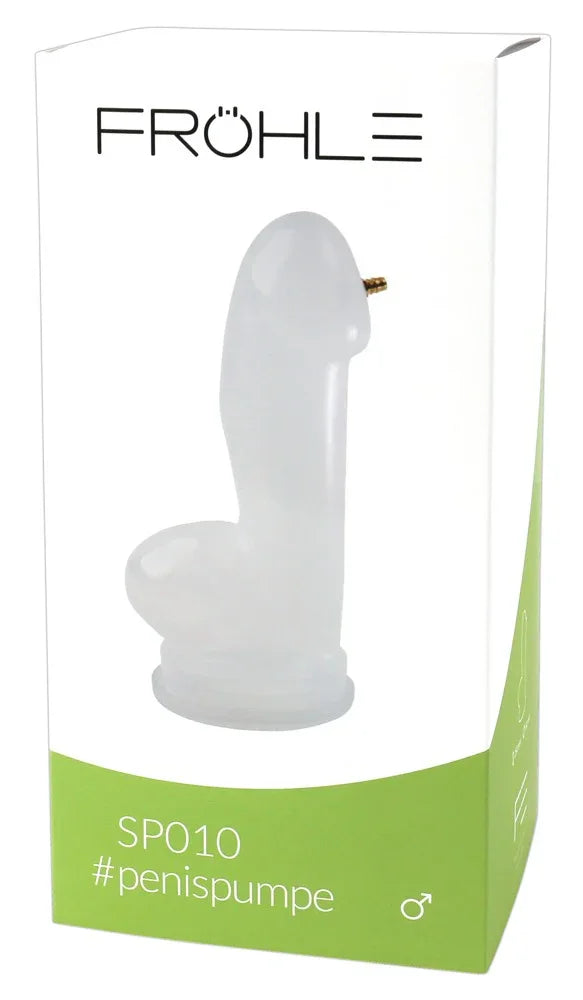 SP010 Realistic Penis Cylinder XL transparent - Happytoys Sexshop: online sex shop for Feeling Happy & Easy 😊 - Discreet geleverd