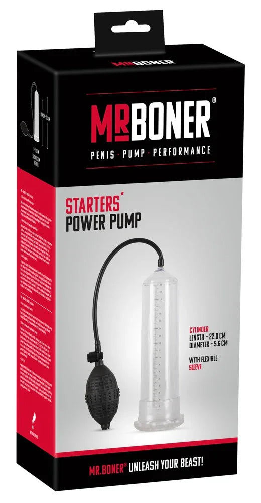 Mister Boner Starters Power Pump - Happytoys Sexshop: Toys for Feeling Happy & Easy 😊 - Discreet geleverd