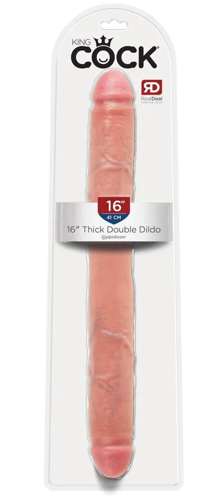16" Thick Double Dildo - Happytoys Sexshop: online sex shop for Feeling Happy & Easy 😊 - Discreet geleverd