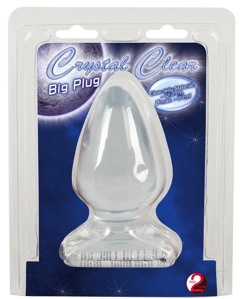 Crystal Clear Big Plug - Happytoys Sexshop: online sex shop for Feeling Happy & Easy π - Discreet geleverd