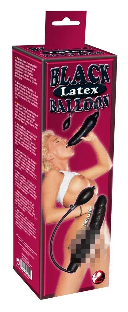 Black Latex Balloon - Happytoys Sexshop: online sex shop for Feeling Happy & Easy 😊 - Discreet geleverd