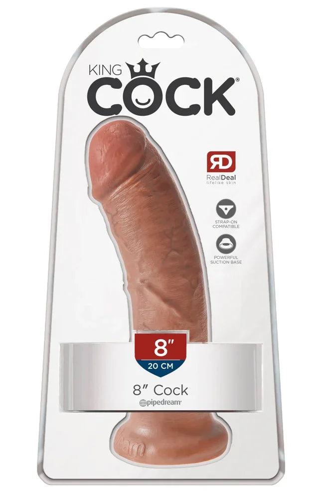 8" Cock - Happytoys Sexshop: online sex shop for Feeling Happy & Easy 😊 - Discreet geleverd