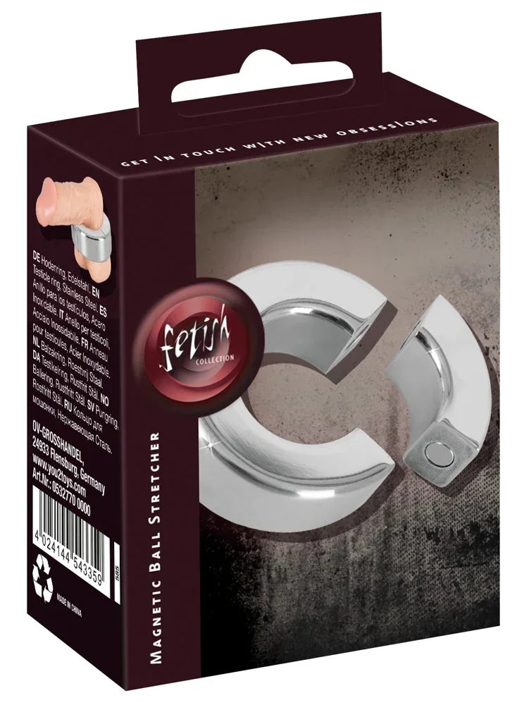 Magnetic Ball Stretcher - Happytoys Sexshop: online sex shop for Feeling Happy & Easy 😊 - Discreet geleverd