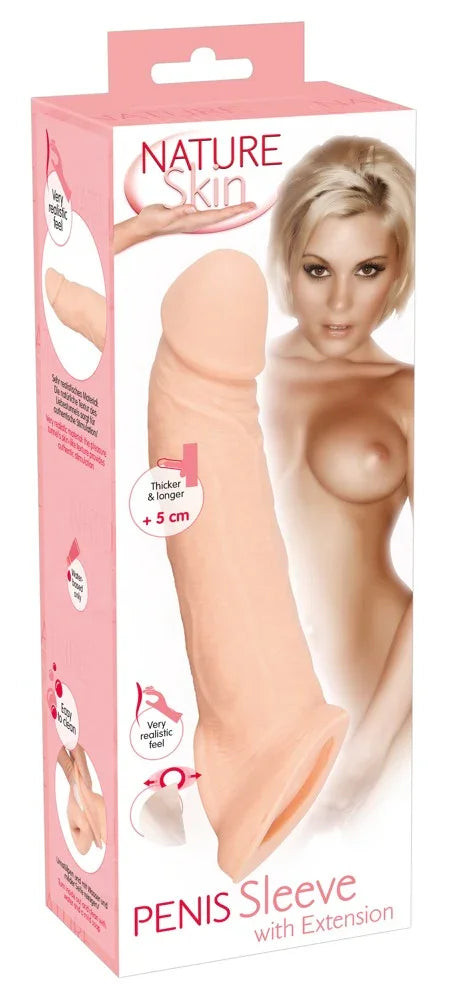 Penis Sleeve with Extension - Happytoys Sexshop: Toys for Feeling Happy & Easy π - Discreet geleverd