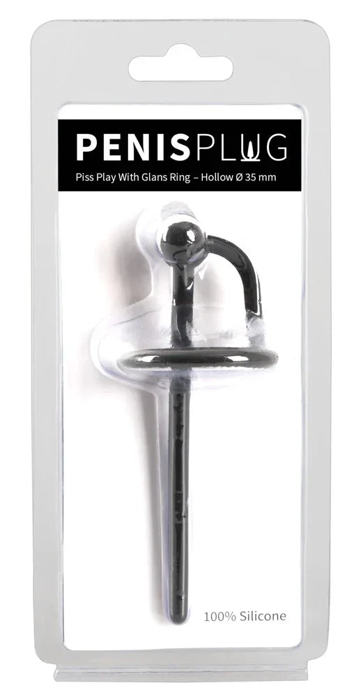 Piss Play With Glans Ring - Hollow Ø 35mm - Happytoys Sexshop: Toys for Feeling Happy & Easy 😊 - Discreet geleverd
