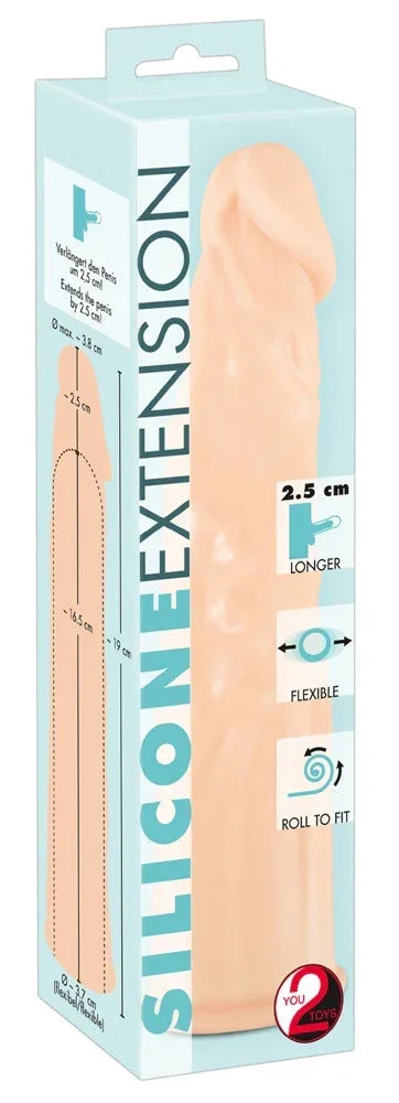 Silicone Extension - Happytoys Sexshop: online sex shop for Feeling Happy & Easy 😊 - Discreet geleverd