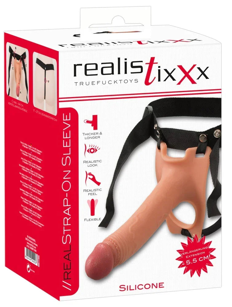 Strap-on Sleeve - Happytoys Sexshop: online sex shop for Feeling Happy & Easy 😊 - Discreet geleverd