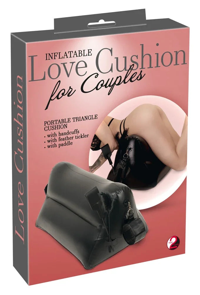 Inflatable Love Cushion for Couples - Portable Triangle Chushion - Happytoys Sexshop: Toys for Feeling Happy & Easy π - Discreet geleverd