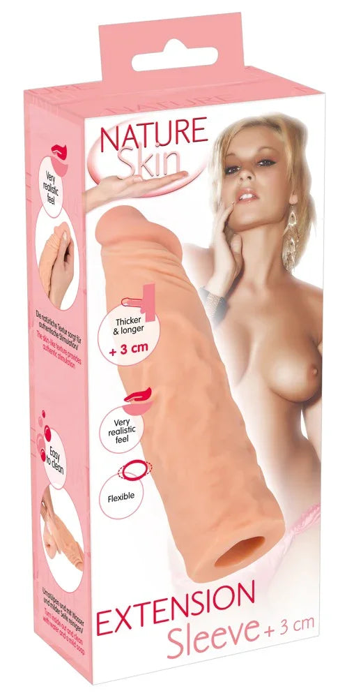Extension Sleeve +3cm - Happytoys Sexshop: Toys for Feeling Happy & Easy π - Discreet geleverd