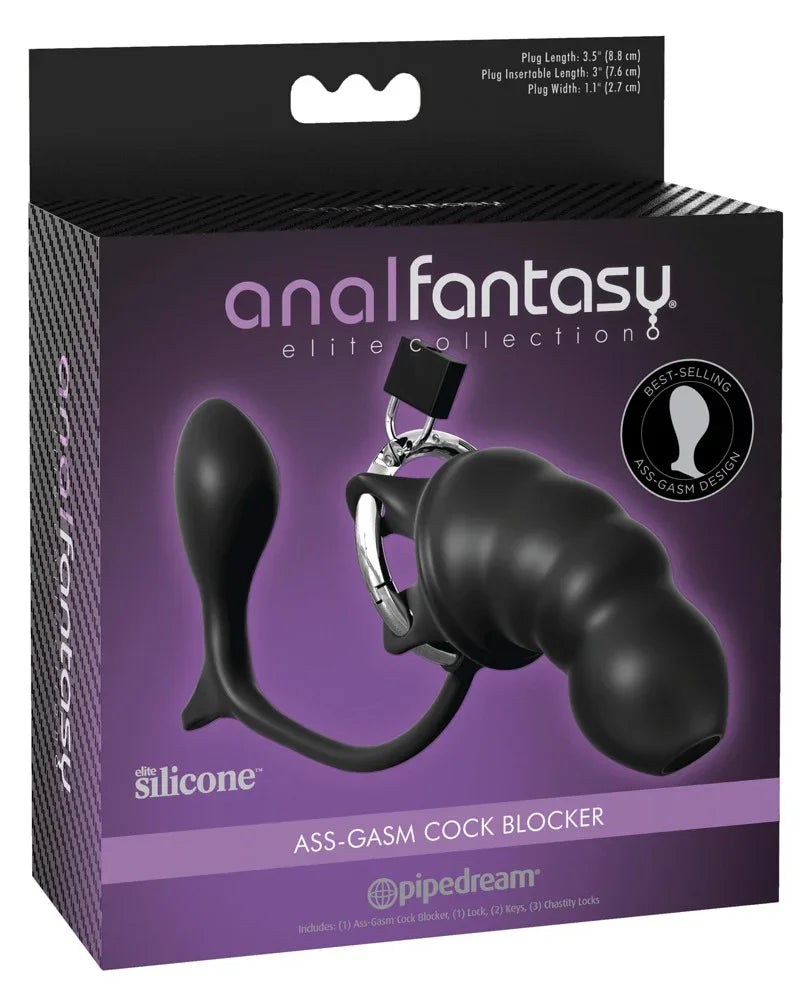 Ass-Gasm Cock Blocker - Happytoys Sexshop: online sex shop for Feeling Happy & Easy 😊 - Discreet geleverd