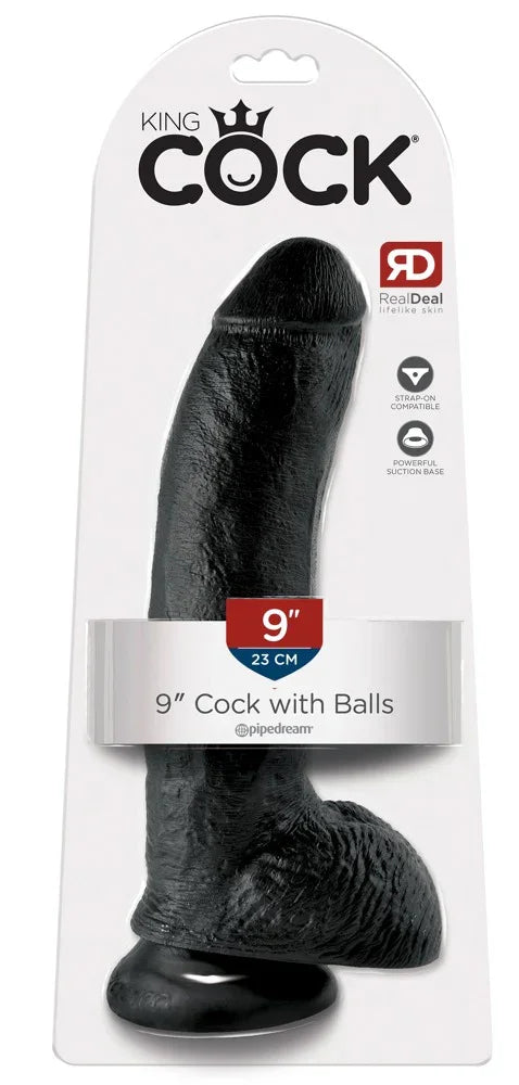 Cock 9" with Balls - Happytoys Sexshop: Toys for Feeling Happy & Easy π - Discreet geleverd