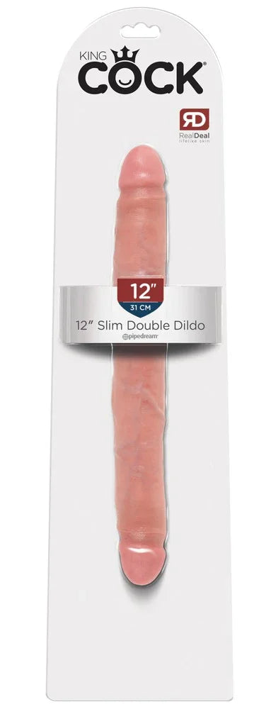 12β Slim Double Dildo - Happytoys Sexshop: Toys for Feeling Happy & Easy π - Discreet geleverd