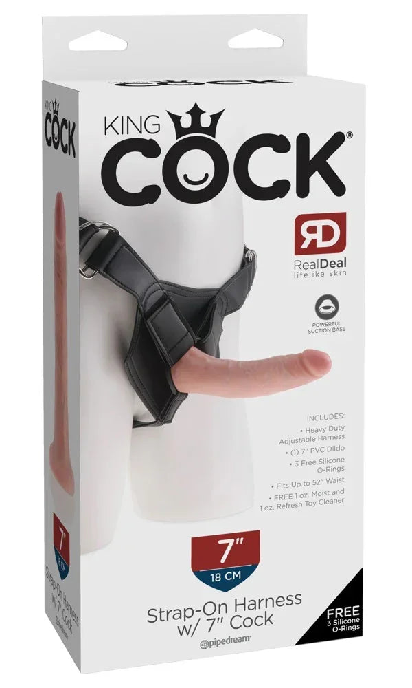 Strap-on with 7 Inch - Happytoys Sexshop: online sex shop for Feeling Happy & Easy 😊 - Discreet geleverd