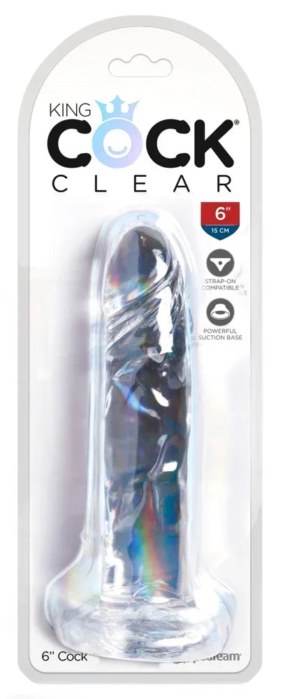 Cock 6 Clear - Happytoys Sexshop: online sex shop for Feeling Happy & Easy π - Discreet geleverd