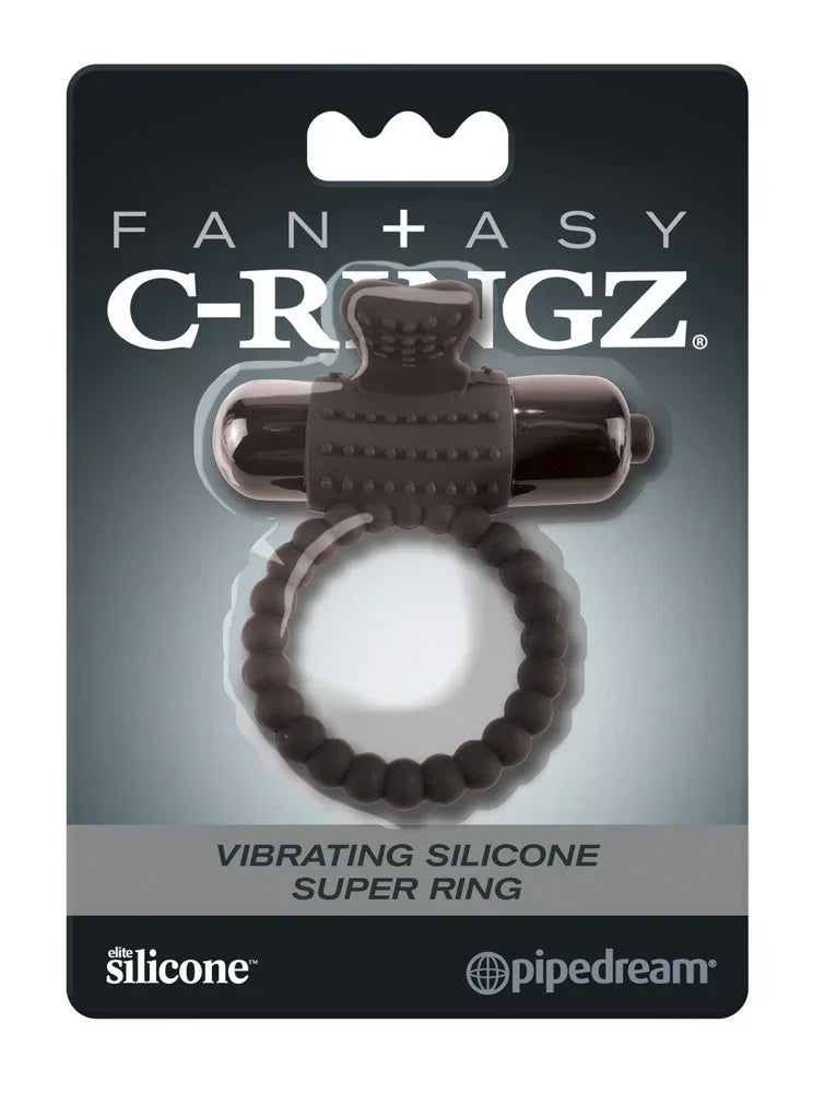 Vibrating Silicone Super Ring - Happytoys Sexshop: online sex shop for Feeling Happy & Easy 😊 - Discreet geleverd