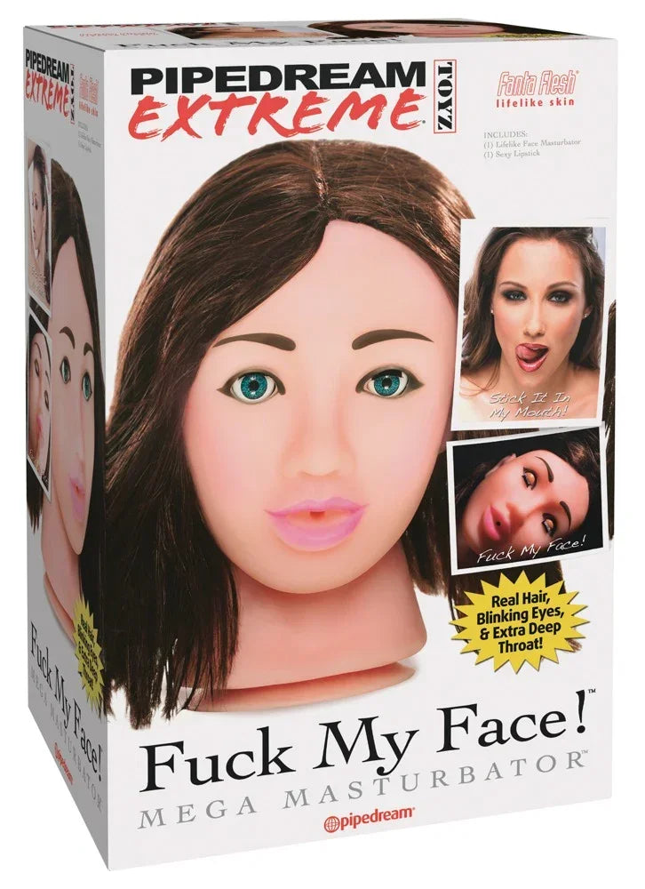 Fuck my Face Mega Masturbator - Happytoys Sexshop: online sex shop for Feeling Happy & Easy π - Discreet geleverd