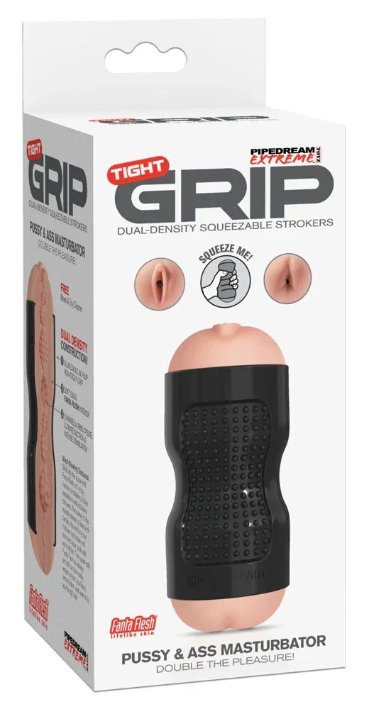 Tight Grip Pussy & Ass Masturbator - Happytoys Sexshop: online sex shop for Feeling Happy & Easy π - Discreet geleverd