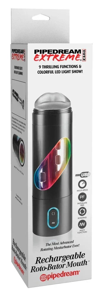 Rechargeable Roto-Bator Mouth - Happytoys Sexshop: online sex shop for Feeling Happy & Easy 😊 - Discreet geleverd