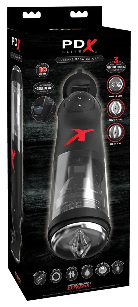 Deluxe Mega-Bator - Happytoys Sexshop: online sex shop for Feeling Happy & Easy 😊 - Discreet geleverd