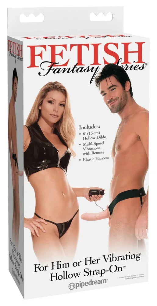 Vibrating Hollow Strap-On - Happytoys Sexshop: online sex shop for Feeling Happy & Easy π - Discreet geleverd