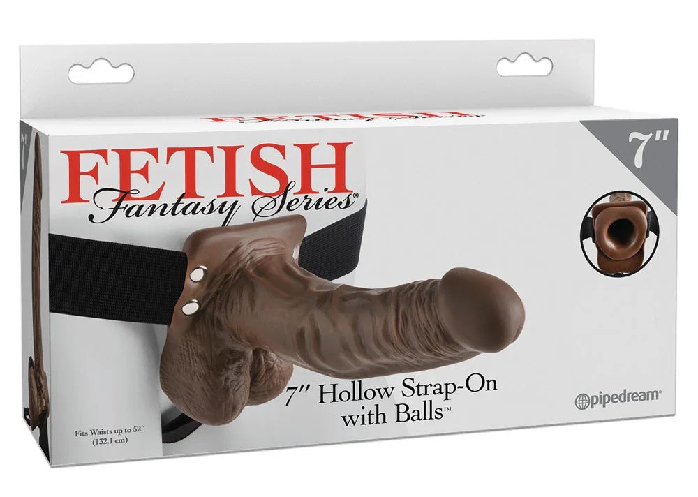 Hollow Strap-on with Balls - Happytoys Sexshop: Toys for Feeling Happy & Easy π - Discreet geleverd