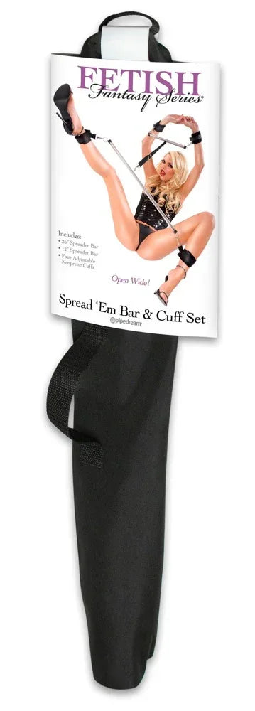 Spread’em Bar and Cuff Set - Happytoys Sexshop: online sex shop for Feeling Happy & Easy 😊 - Discreet geleverd