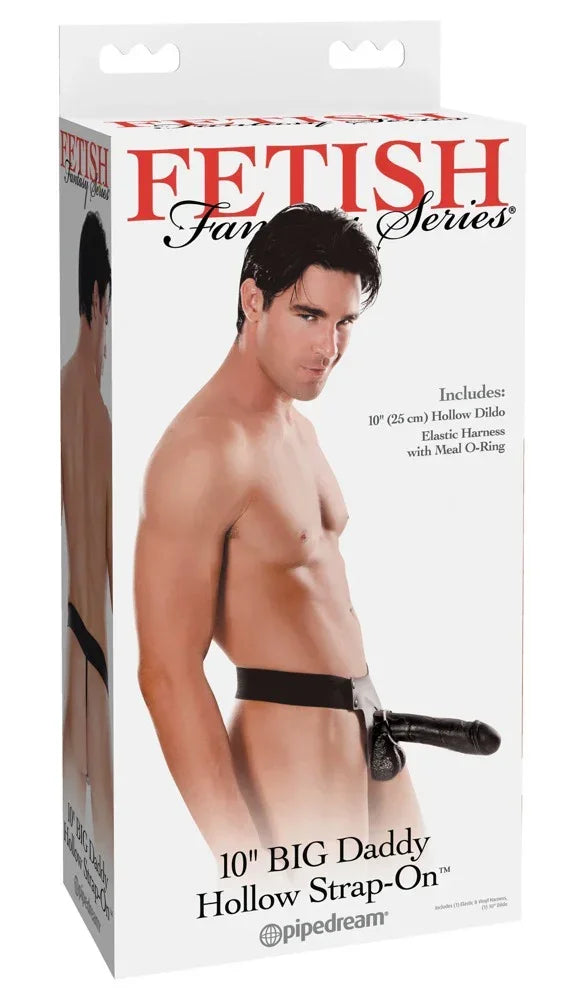 10" BIG Daddy Hollow Strap-on - Happytoys Sexshop: online sex shop for Feeling Happy & Easy π - Discreet geleverd