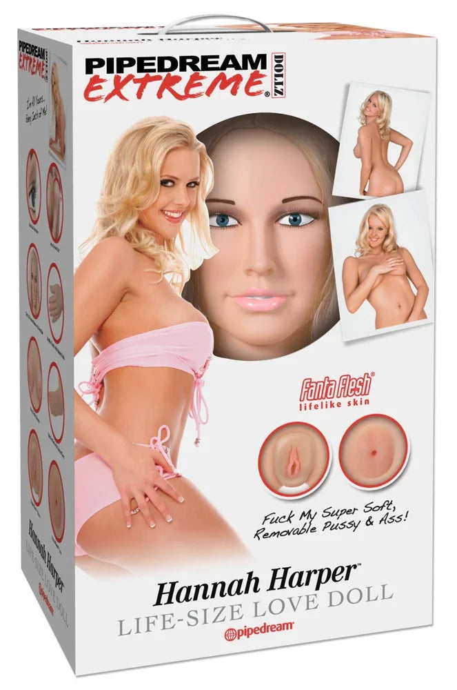 Hannah Harper Life-Size Love Doll - Happytoys Sexshop: online sex shop for Feeling Happy & Easy 😊 - Discreet geleverd