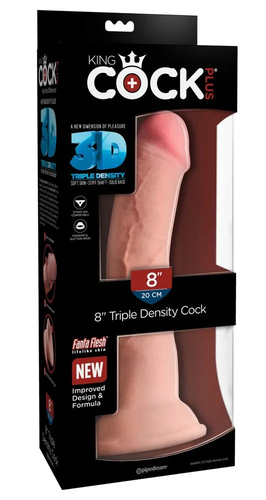 8" Triple Density Cock - Happytoys Sexshop: online sex shop for Feeling Happy & Easy đ - Discreet geleverd