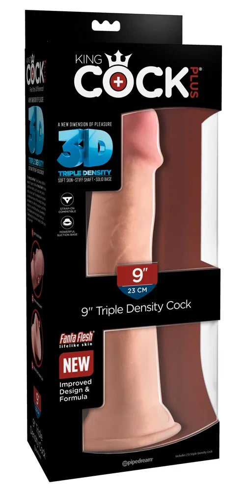 9" Triple Density Cock - Happytoys Sexshop: Toys for Feeling Happy & Easy π - Discreet geleverd