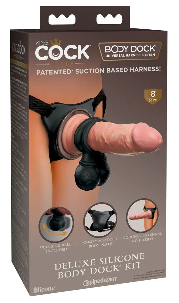 Deluxe Silicone Body Dock Kit - Happytoys Sexshop: online sex shop for Feeling Happy & Easy 😊 - Discreet geleverd