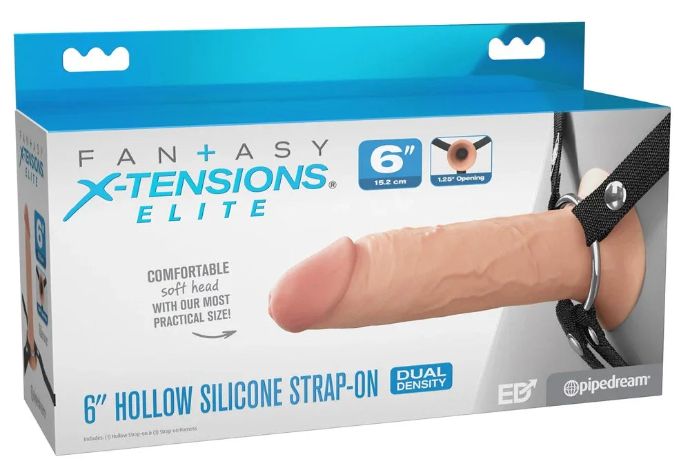 Hollow Silicone Strap-on - Happytoys Sexshop: Toys for Feeling Happy & Easy 😊 - Discreet geleverd