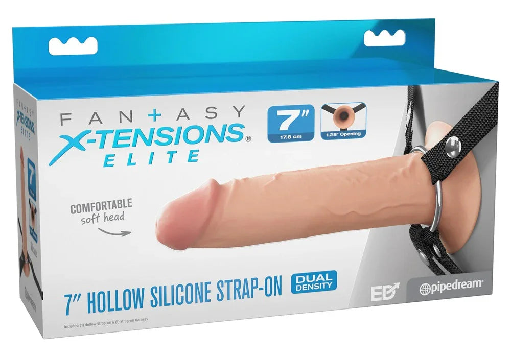 Hollow Silicone Strap-on - Happytoys Sexshop: online sex shop for Feeling Happy & Easy 😊 - Discreet geleverd