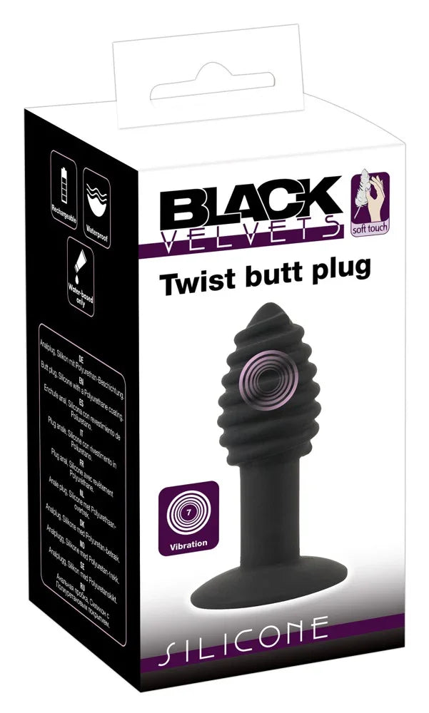 Twist Butt Plug - Happytoys Sexshop: Toys for Feeling Happy & Easy 😊 - Discreet geleverd