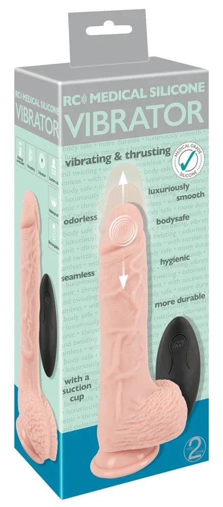 RC Medical Silicone Vibrator - Happytoys Sexshop: online sex shop for Feeling Happy & Easy 😊 - Discreet geleverd