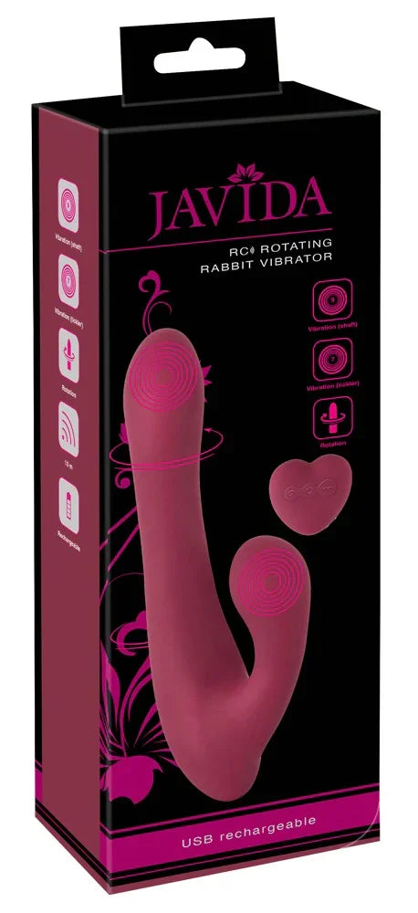 RC Rotating Rabbit Vibrator - Happytoys Sexshop: Toys for Feeling Happy & Easy 😊 - Discreet geleverd