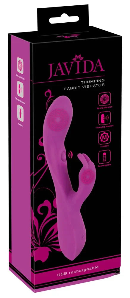 Thumping Rabbit Vibrator - Happytoys Sexshop: Toys for Feeling Happy & Easy π - Discreet geleverd