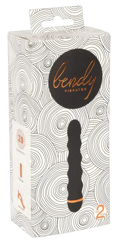Bendy Wavy Vibrator - Happytoys Sexshop: online sex shop for Feeling Happy & Easy 😊 - Discreet geleverd