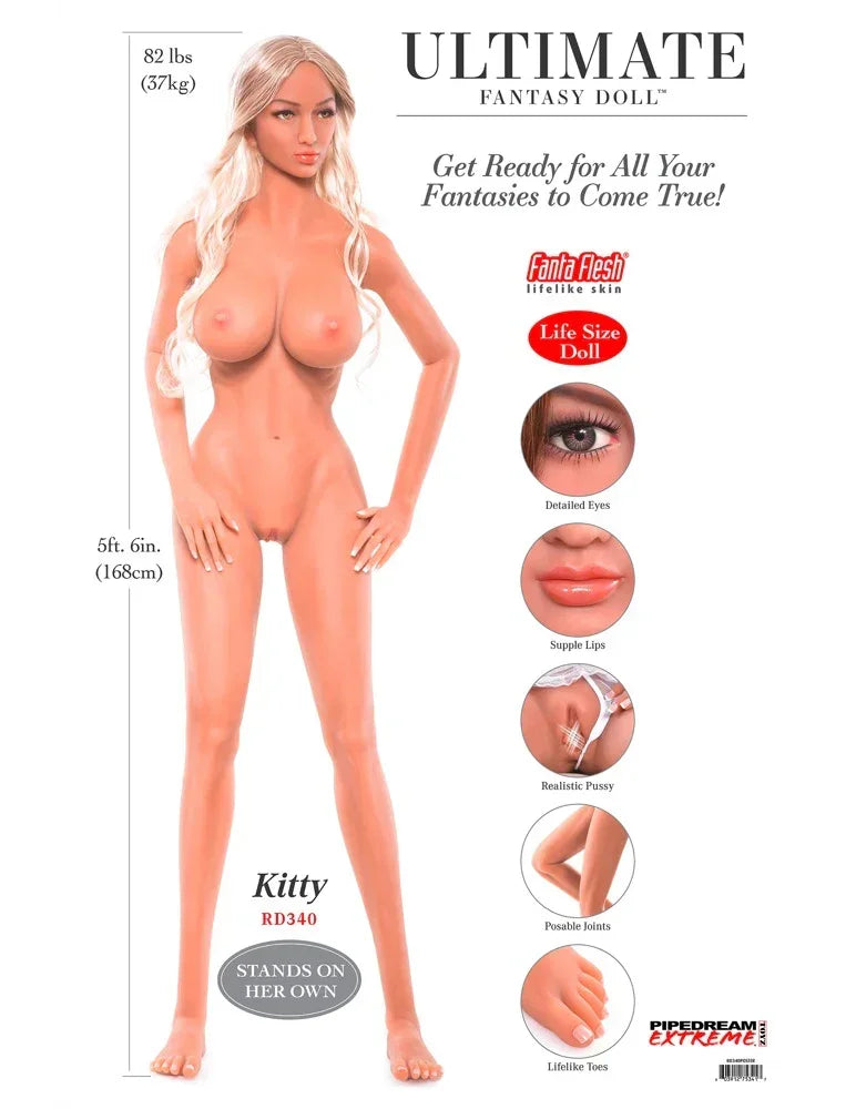 Ultimate Fantasy Dolls Kitty - Happytoys Sexshop: online sex shop for Feeling Happy & Easy 😊 - Discreet geleverd