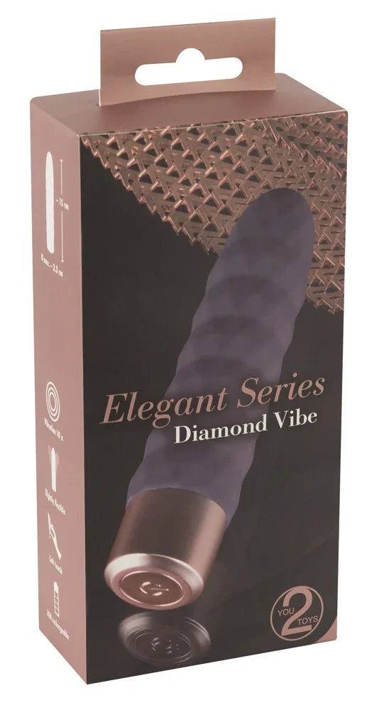 Elegant Diamond Vibe - Happytoys Sexshop: online sex shop for Feeling Happy & Easy 😊 - Discreet geleverd