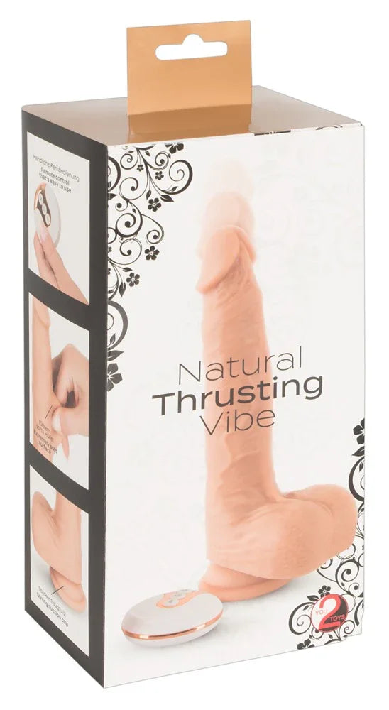 Natural Thrusting Vibe - Happytoys Sexshop: Toys for Feeling Happy & Easy 😊 - Discreet geleverd