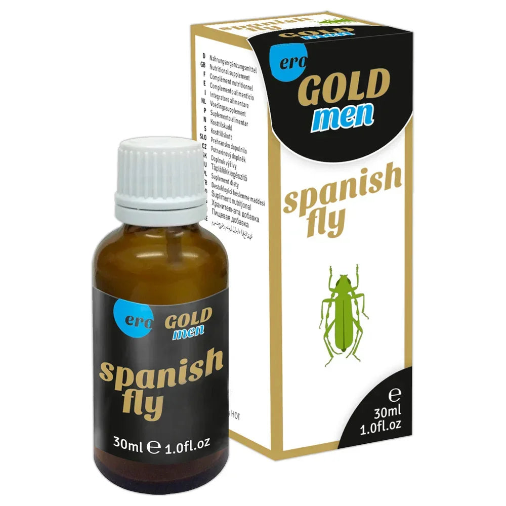 Spanish Fly men GOLD strong 30ml - Happytoys Sexshop: online sex shop for Feeling Happy & Easy 😊 - Discreet geleverd