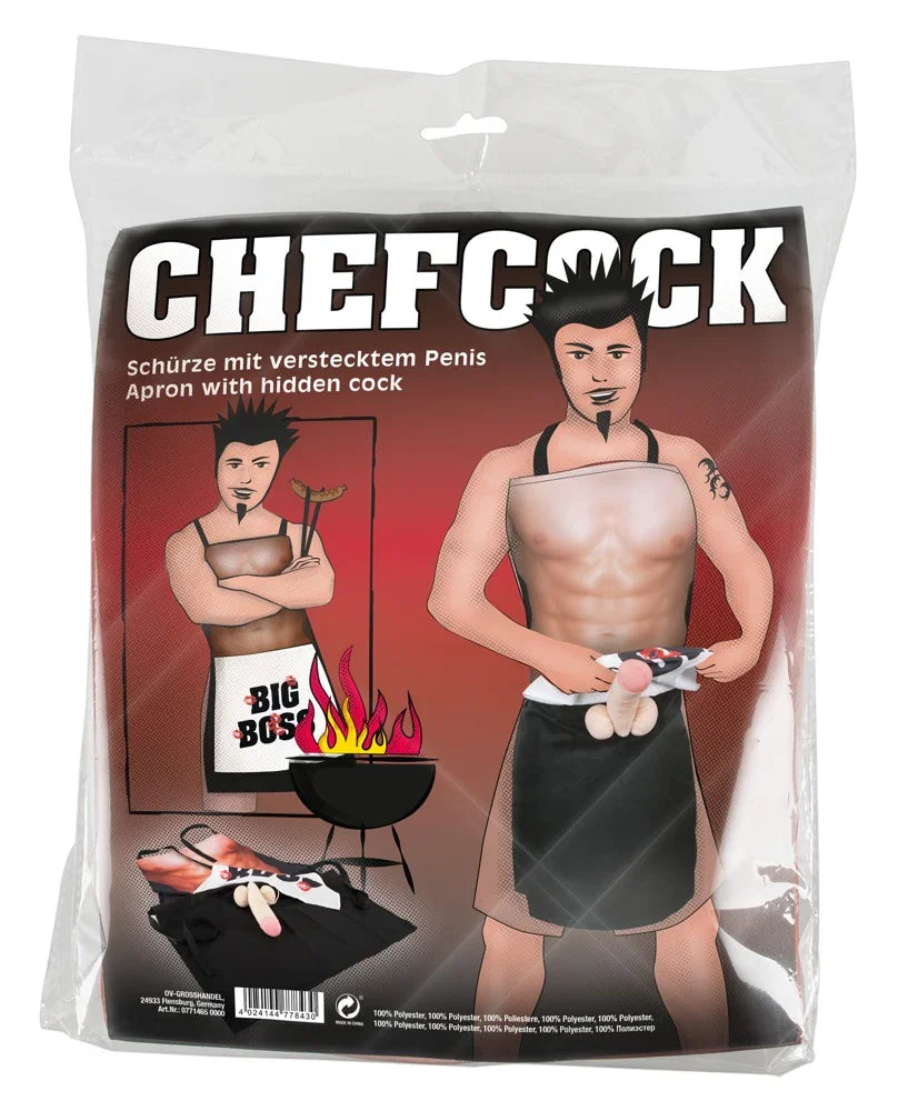 Apron CHEFCOCK - Happytoys Sexshop: online sex shop for Feeling Happy & Easy 😊 - Discreet geleverd